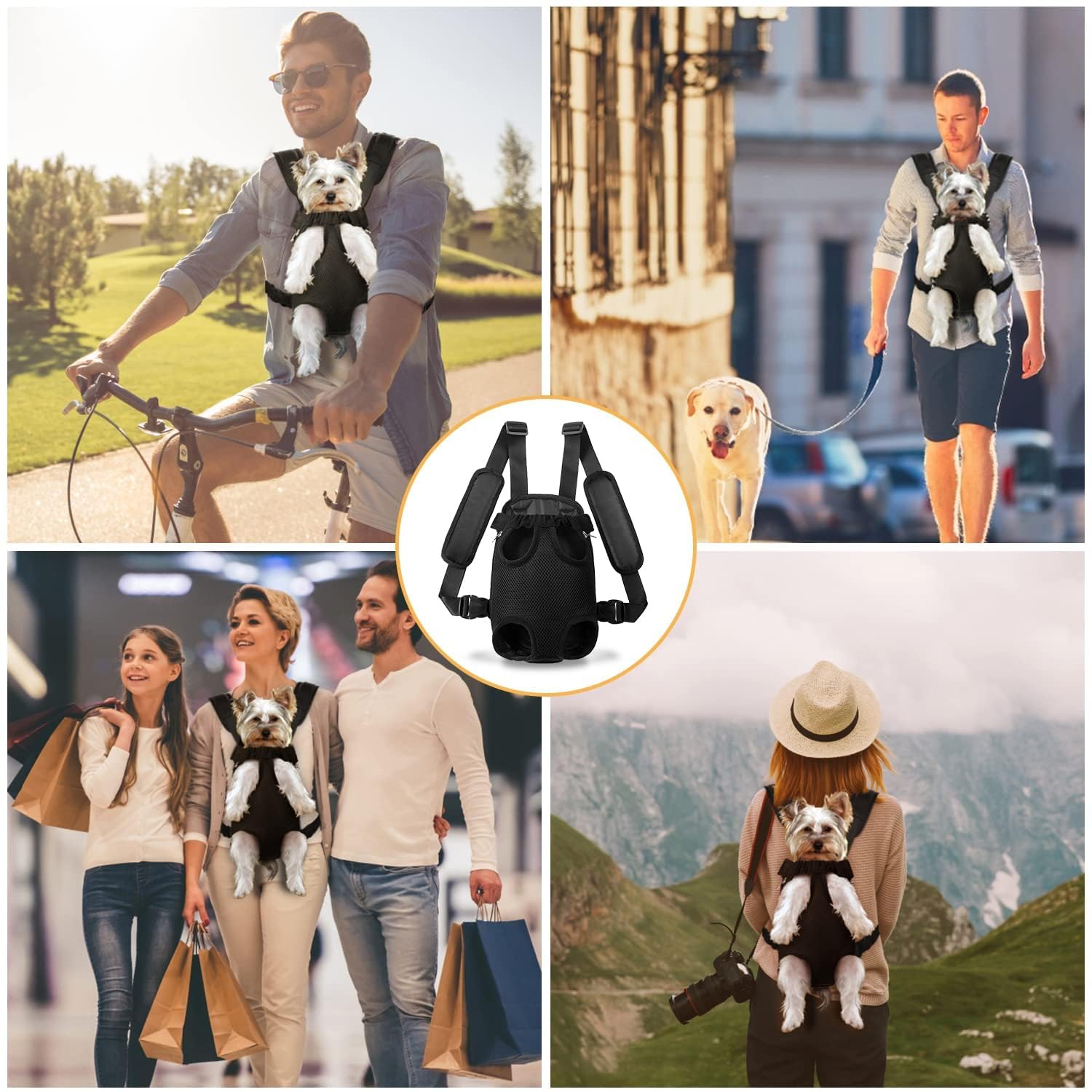 YUDODO carrier enables capturing moments with pets during adventures