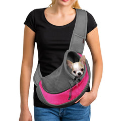 YUDODO pet sling carrier soft-breathable-mesh keeps your small pet comfy on-the-go.