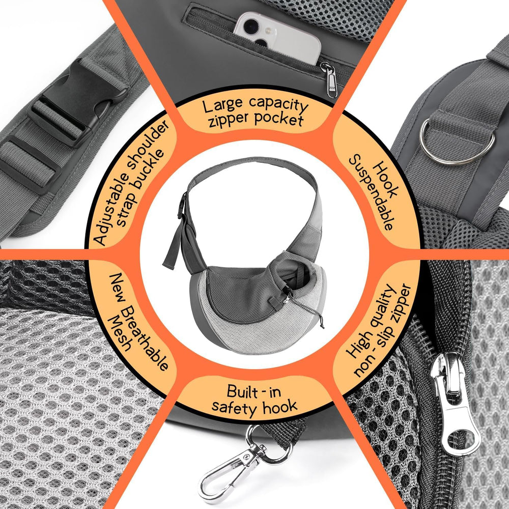 YUDODO safety features with reflective strip in action for night visibility