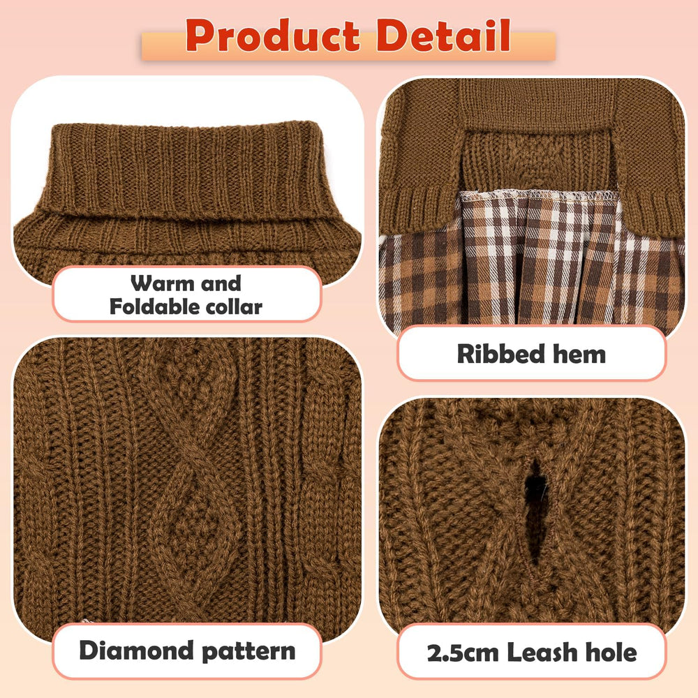 YUDODO knit close-up shows premium yarn for lasting warmth and comfort.
