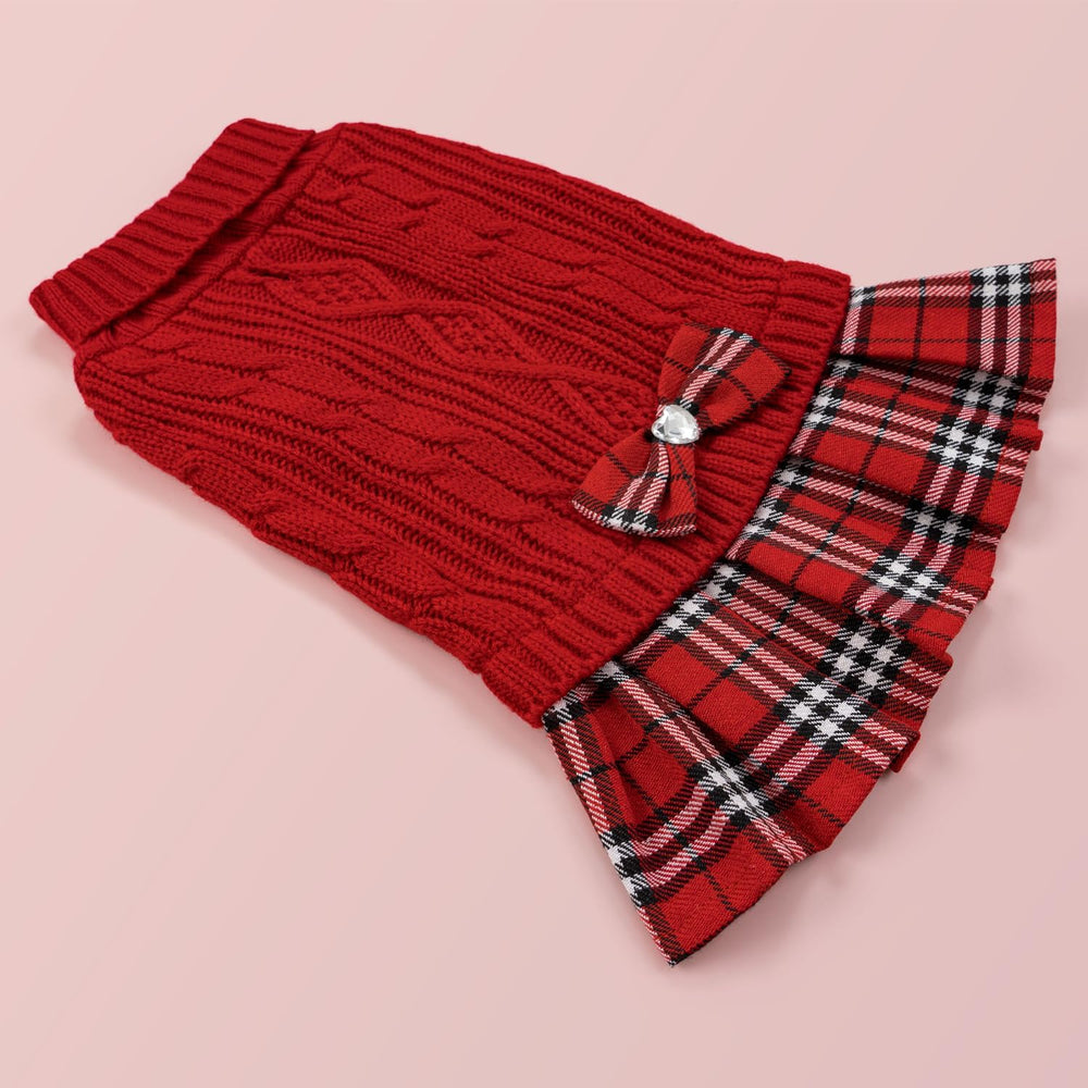 YUDODO red color swatch highlights versatile winter outfit options