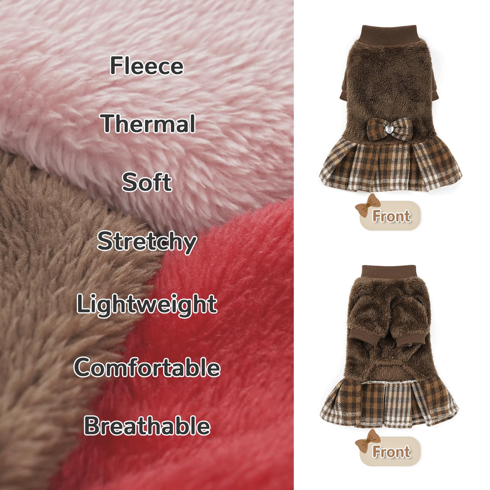 YUDODO small dog winter cozy pull-on design for easy wearing