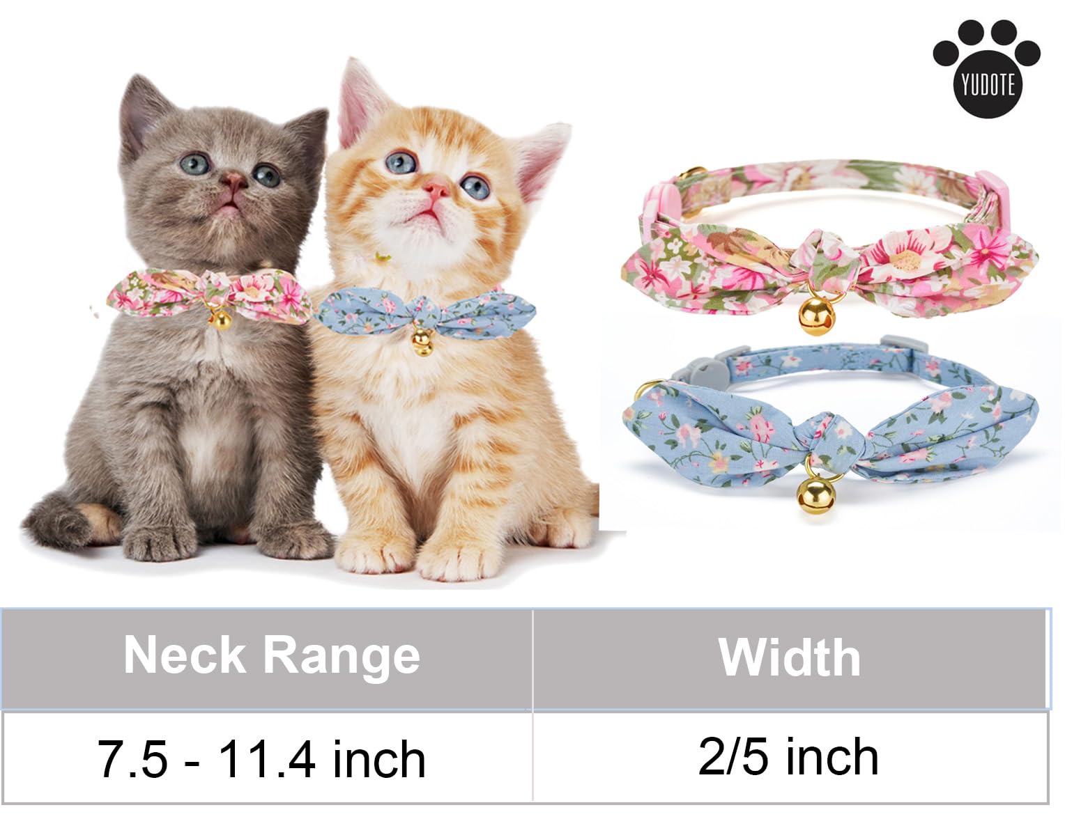 Collar YUDOTE ancho 0,4 pulgadas para comodidad diaria