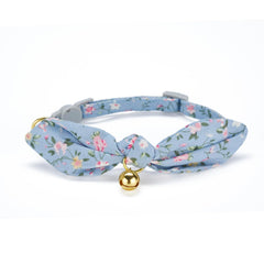 Collar YUDOTE con lazo floral de algodón rosa, cómodo