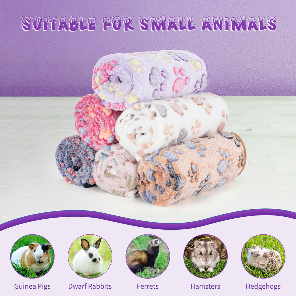 YUEPET 6-pack soft blankets in varied colors provides quick style choices.