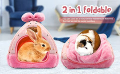 YUEPET bunny bed removable-cushion for easy customization and comfort.