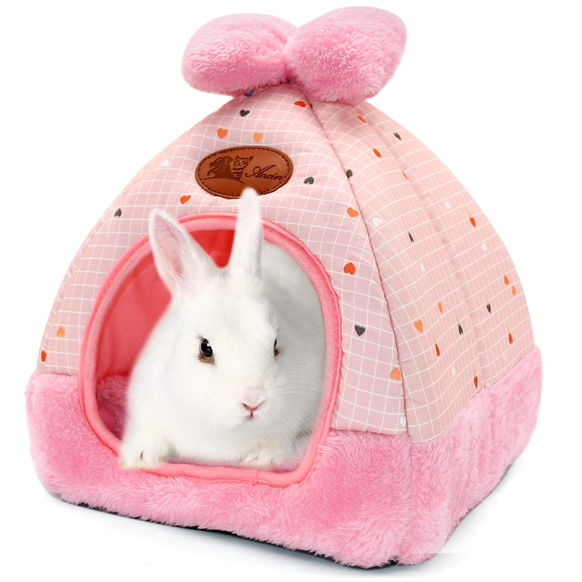 YUEPET bunny bed warm-hideout offers a secure, cozy retreat for small pets.