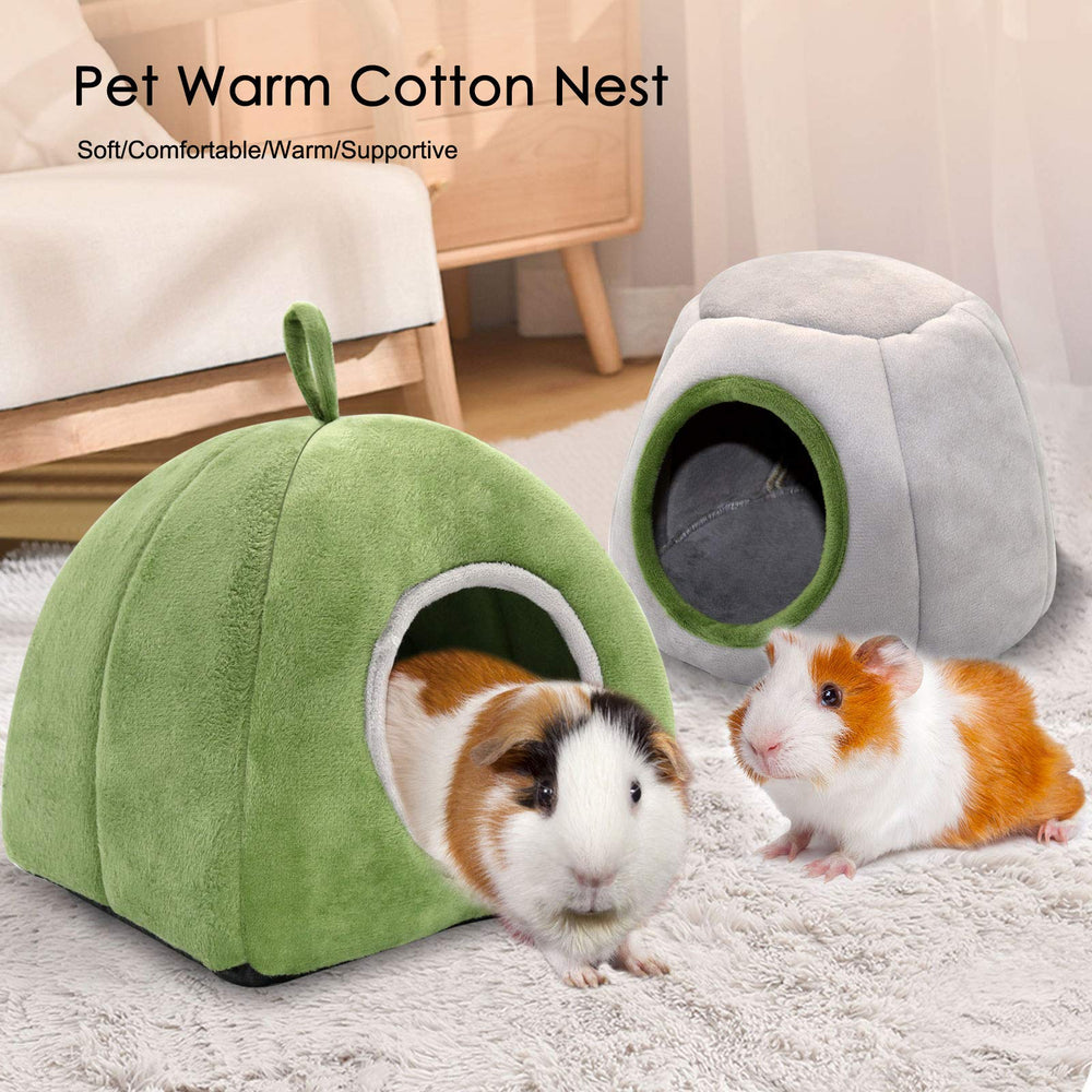 YUEPET cozy home hideout transforms a cage into a private resting nook.