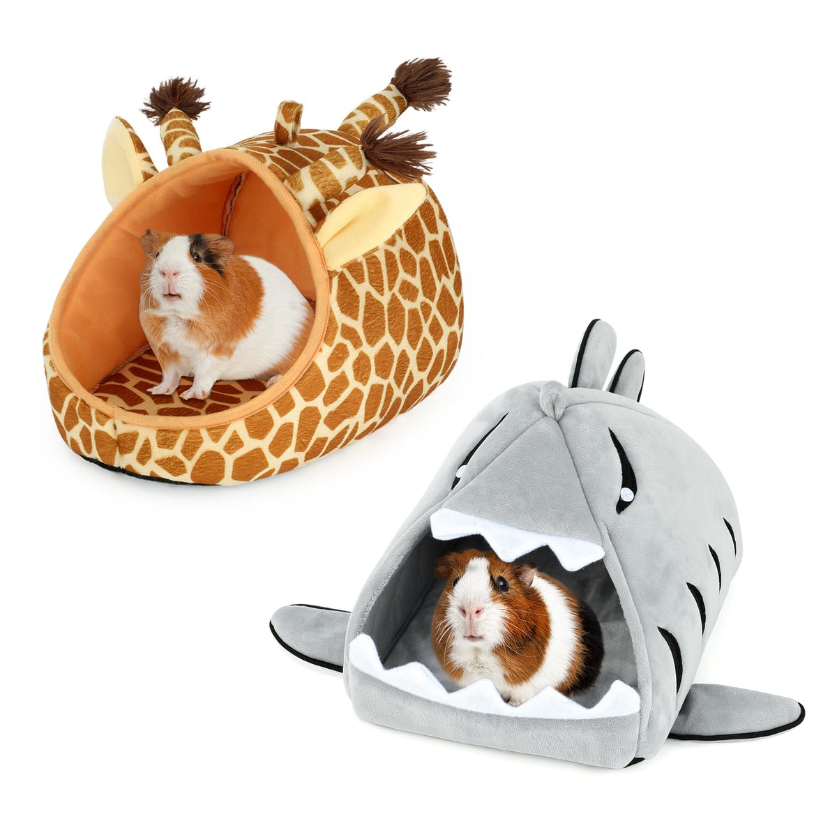 YUEPET guinea pig bed giraffe offers a cozy hideaway for small pets.