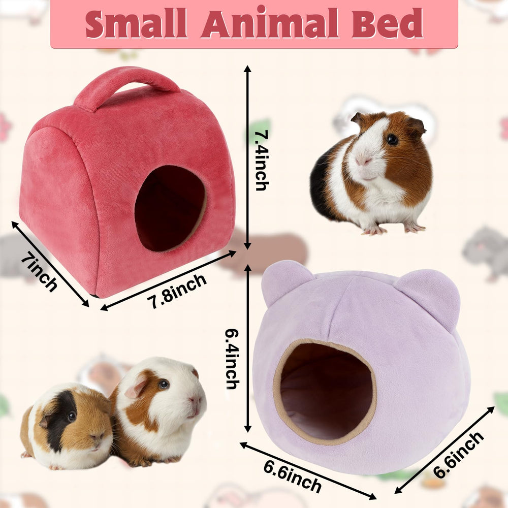 YUEPET Guinea Pig Bed soft plush material showcases warm, inviting resting space.