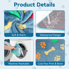 YUEPET multi-use cage liner doubles as bed and travel mat.