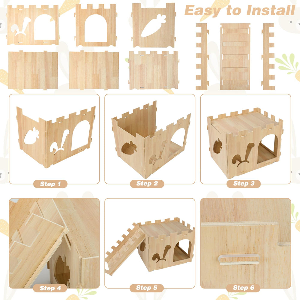 YUEPET poplar plywood build is durable yet lightweight for indoor use