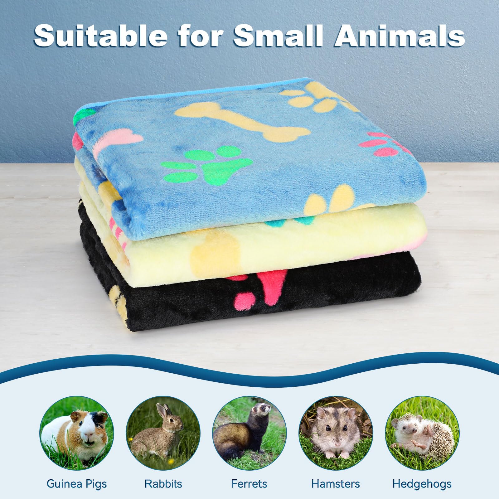 YUEPET soft plush blanket yellow adds cozy seating for small pets.