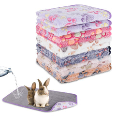 YUEPET waterproof guinea pig blanket protects floors and furniture during daily use.