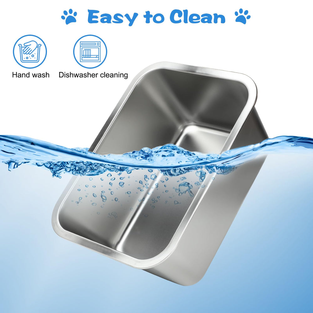 YUEPET non-stick surface makes cleaning quick and easy after meals.