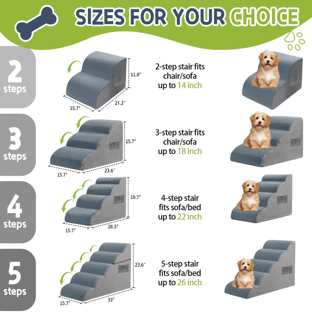 Yukfona dog stairs non-slip fabric close-up highlighting paw grip