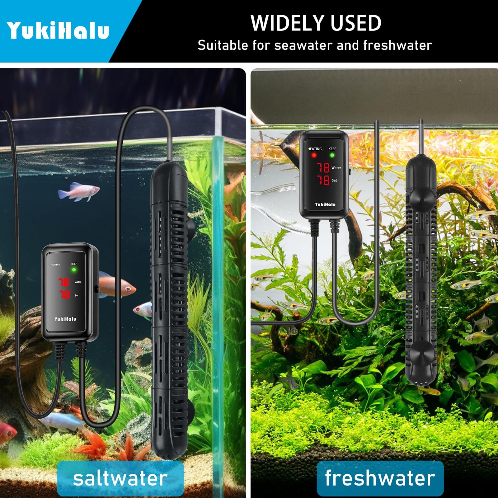 YukiHalu Aquarium Heater protective case protecting tank and user safety