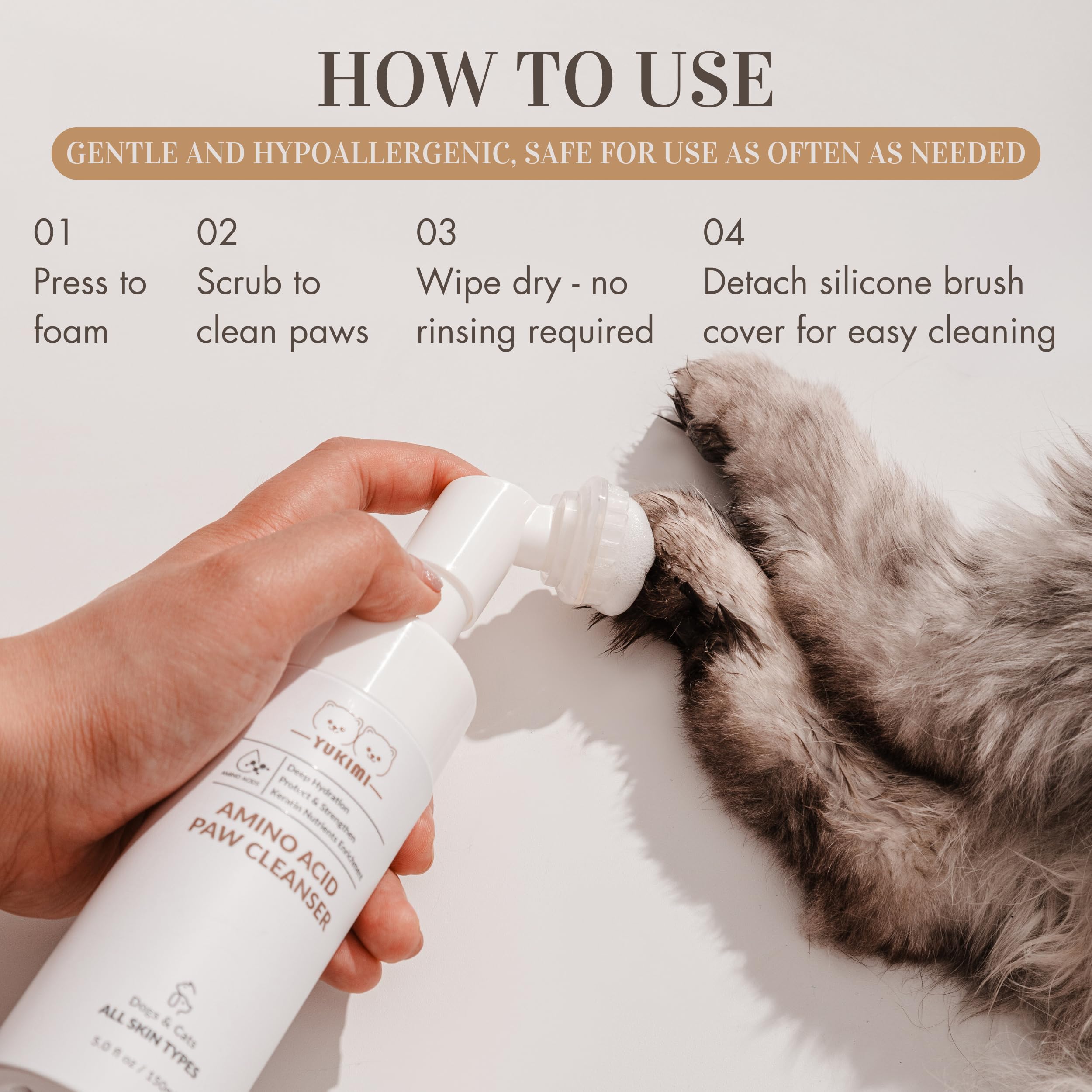 YUKIMI cruelty-free vegan plant-derived formula for ethical pet care