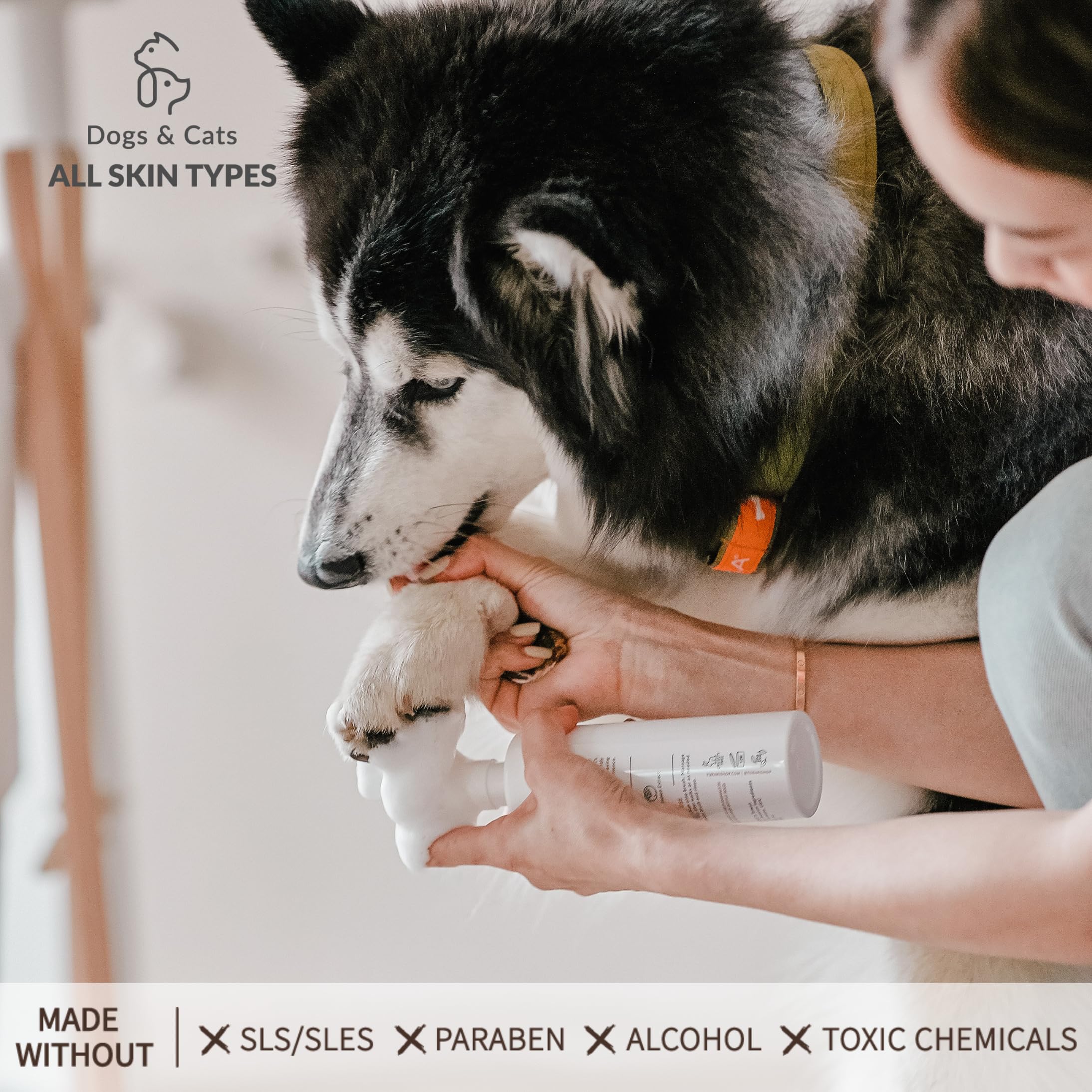 YUKIMI formula helps preserve natural oils for a balanced coat