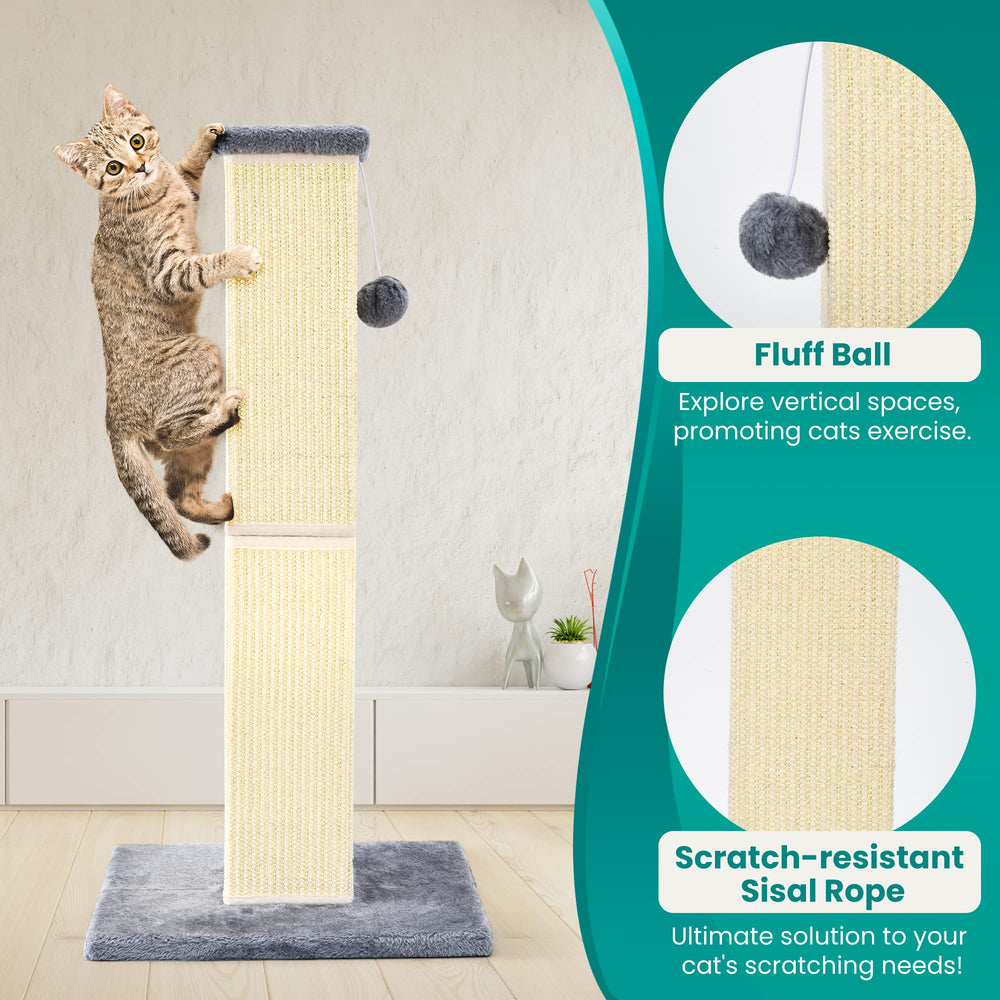 YULOYI durable construction shot communicates long-lasting use for enthusiastic scratchers.