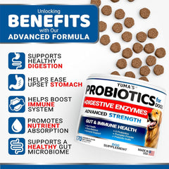 YUMA'S dog probiotic chews closeup highlighting texture for daily digestive care