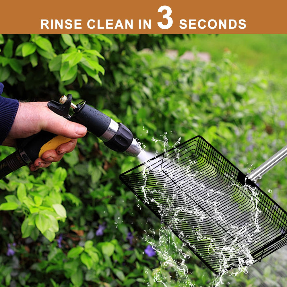 YUMEKA non-slip handle keeps a secure grip during extended cleaning sessions.