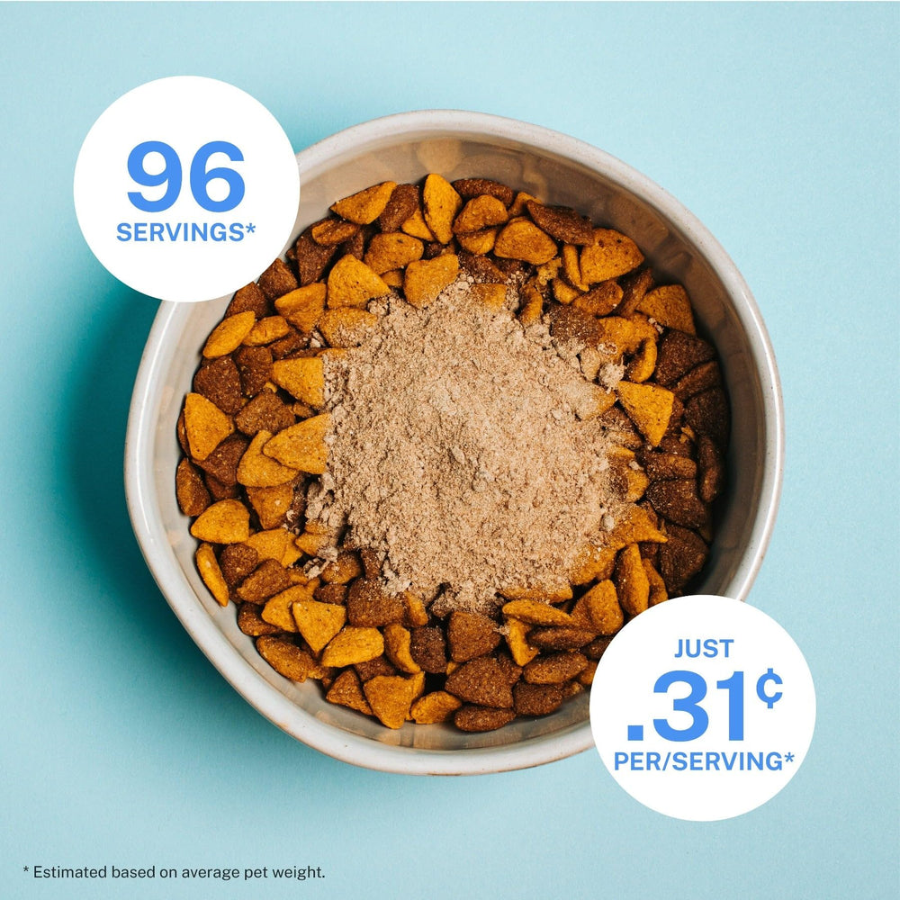 Yummers no-corn-wheat-soy dog meal mix suited for dogs with sensitivities.