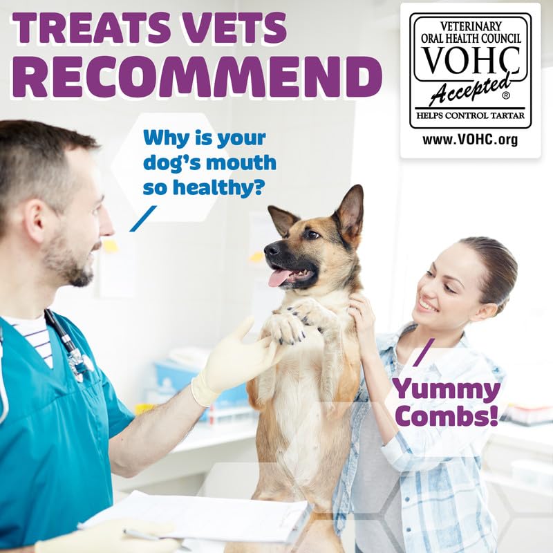 Yummy Combs grain-free non-GMO badge image communicates wholesome ingredients
