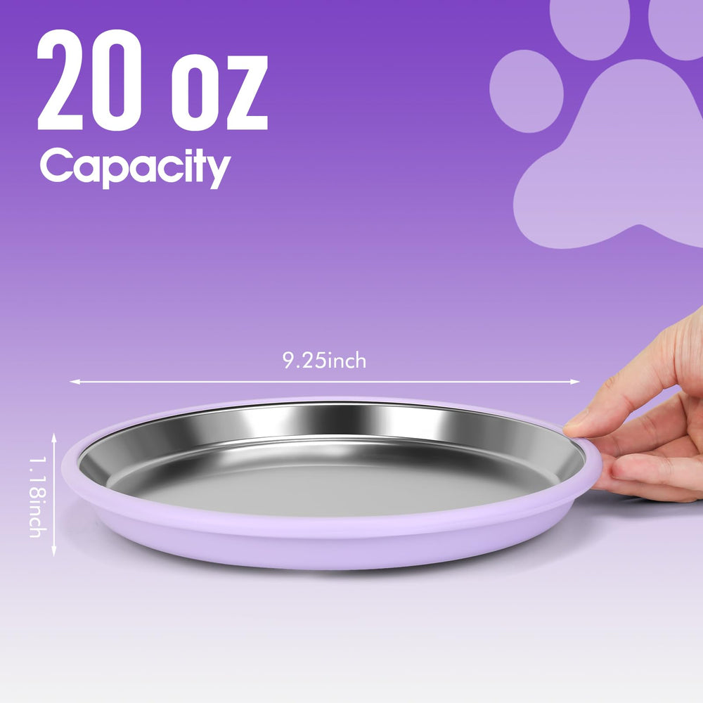 Yummy Sam anti-slip silicone bottom keeps bowls steady while pets eat