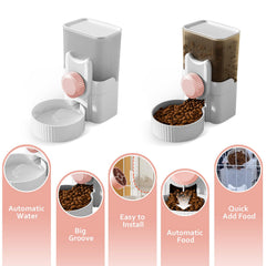 Yummy Sam crate feeder dish pink elevates food and reduces spills.