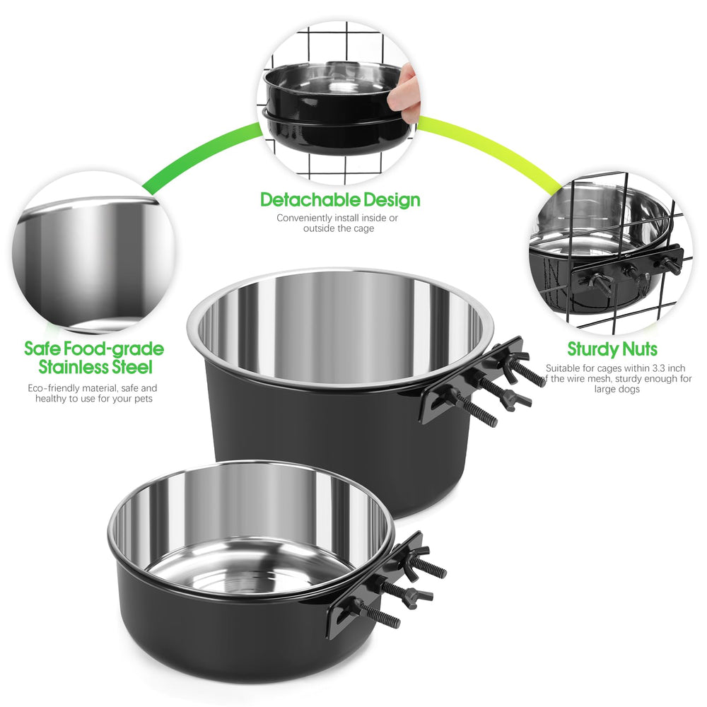 Yummy Sam dual bowl set for food and water in one system