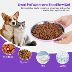Yummy Sam stainless steel dish is easy to clean and rust resistant