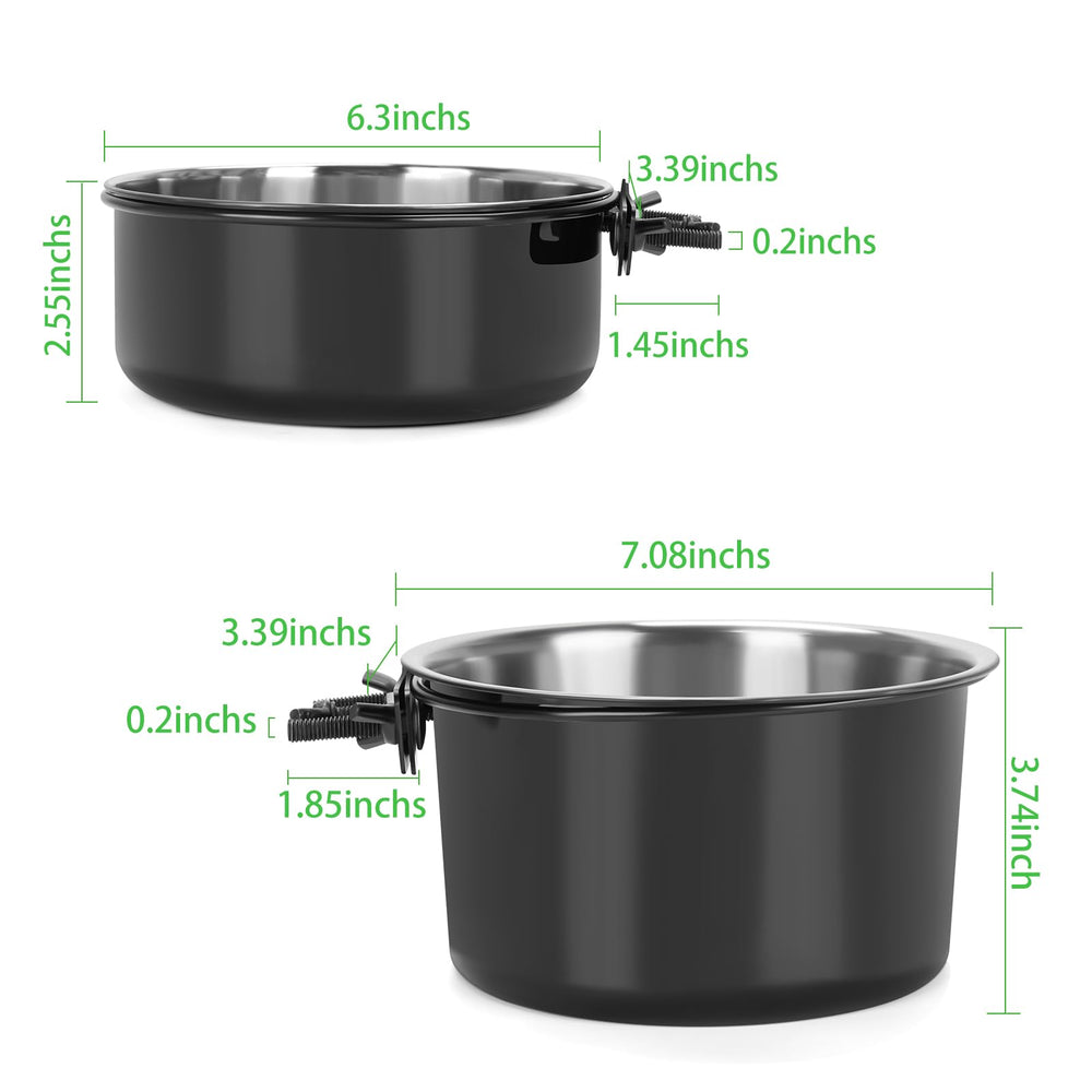 Yummy Sam stainless steel food bowl easy to clean and sanitize