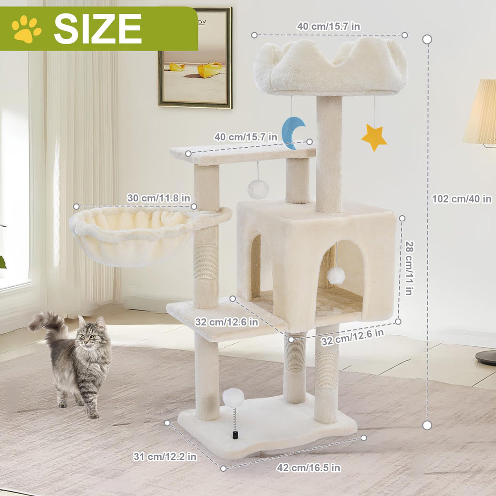 Yungaspy cat-tree assembly instructions guide quick setup.