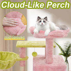 Yungaspy natural sisal scratching post promotes healthy paw upkeep.