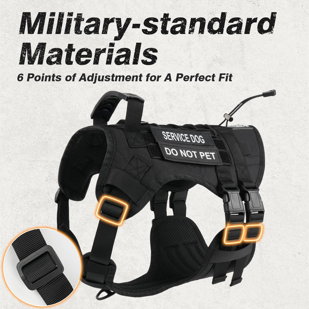 Yungaspy Harness features two D-rings and a reinforced top handle