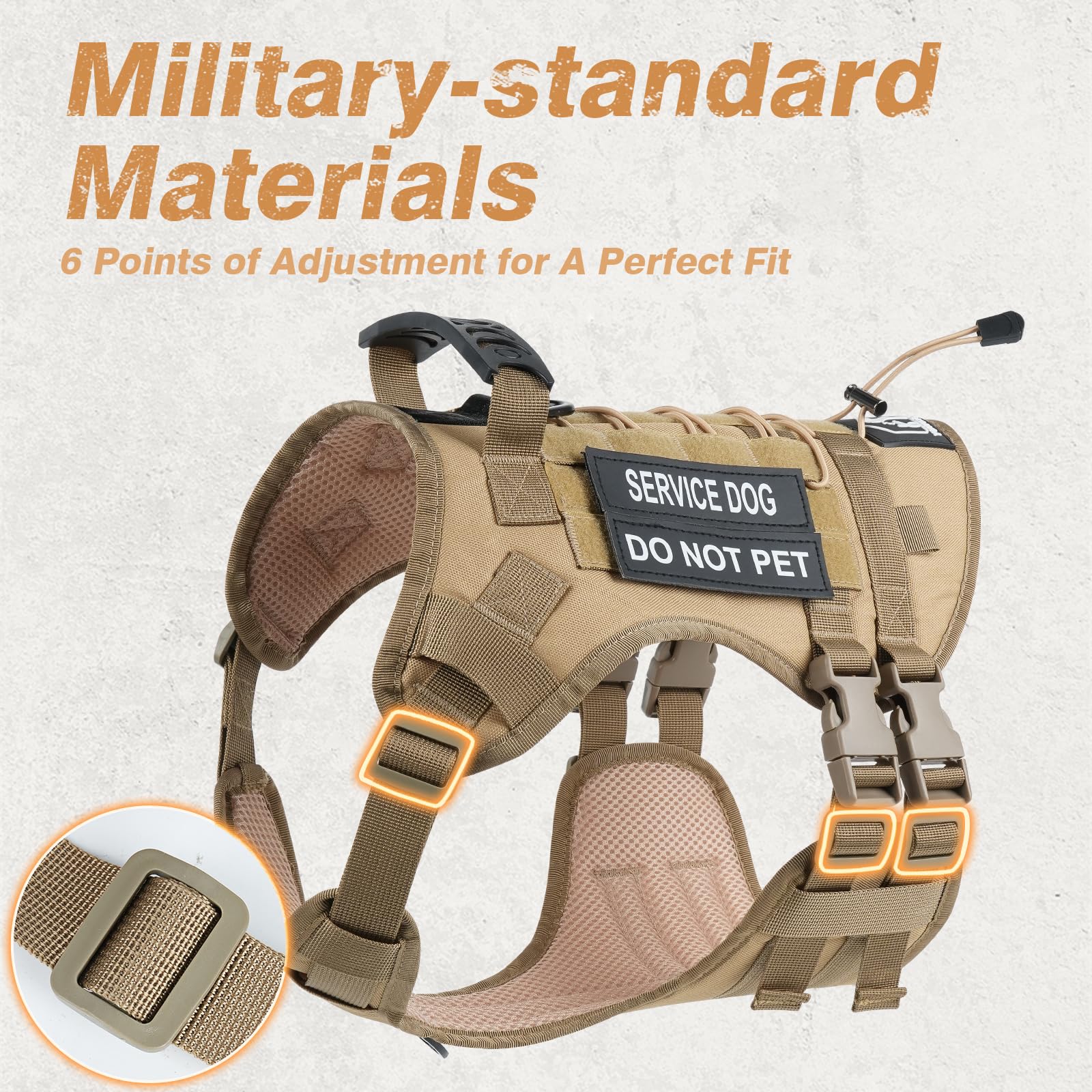 Yungaspy No Pull Harness inner mesh promotes breathable comfort on long walks.
