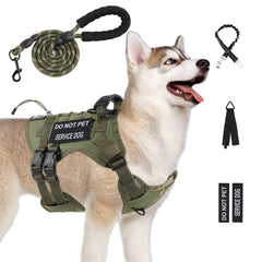 Yungaspy No Pull Tactical Harness front view demonstrates rugged durability for training