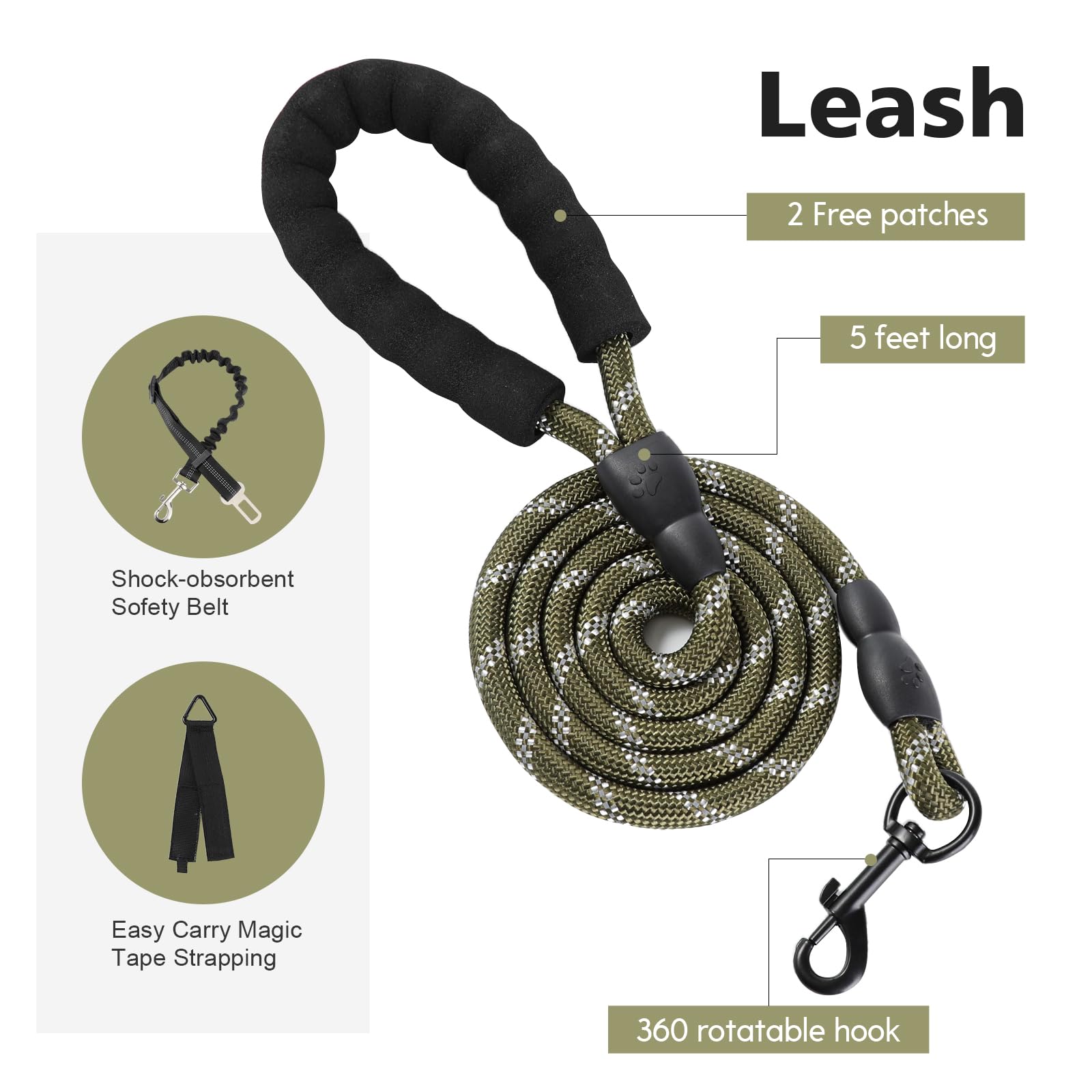 Yungaspy No Pull Tactical Harness mesh interior aids breathable fit
