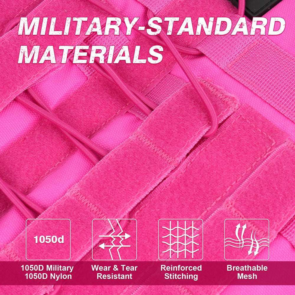 Yungaspy No Pull pink side-wear illustrates dual leash rings for controlled, confident walks
