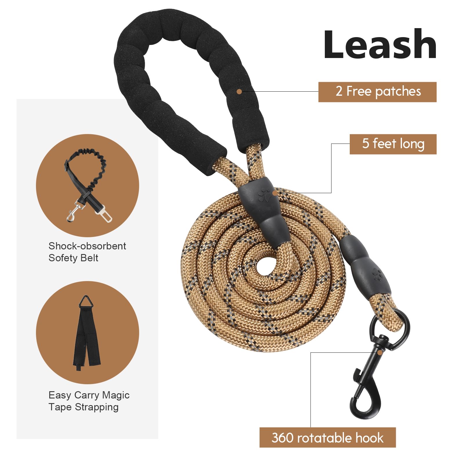 Yungaspy No Pull Tactical Harness included patches demonstrate customization for service or training.