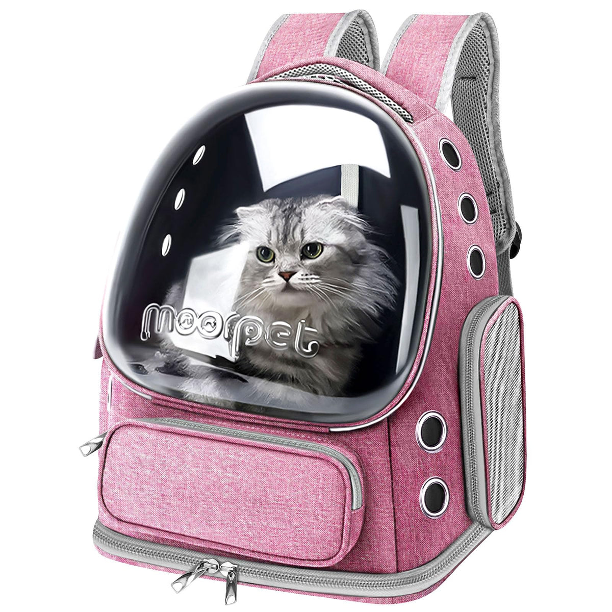 YUNLINLI bubble-window cat backpack offers clear pet view
