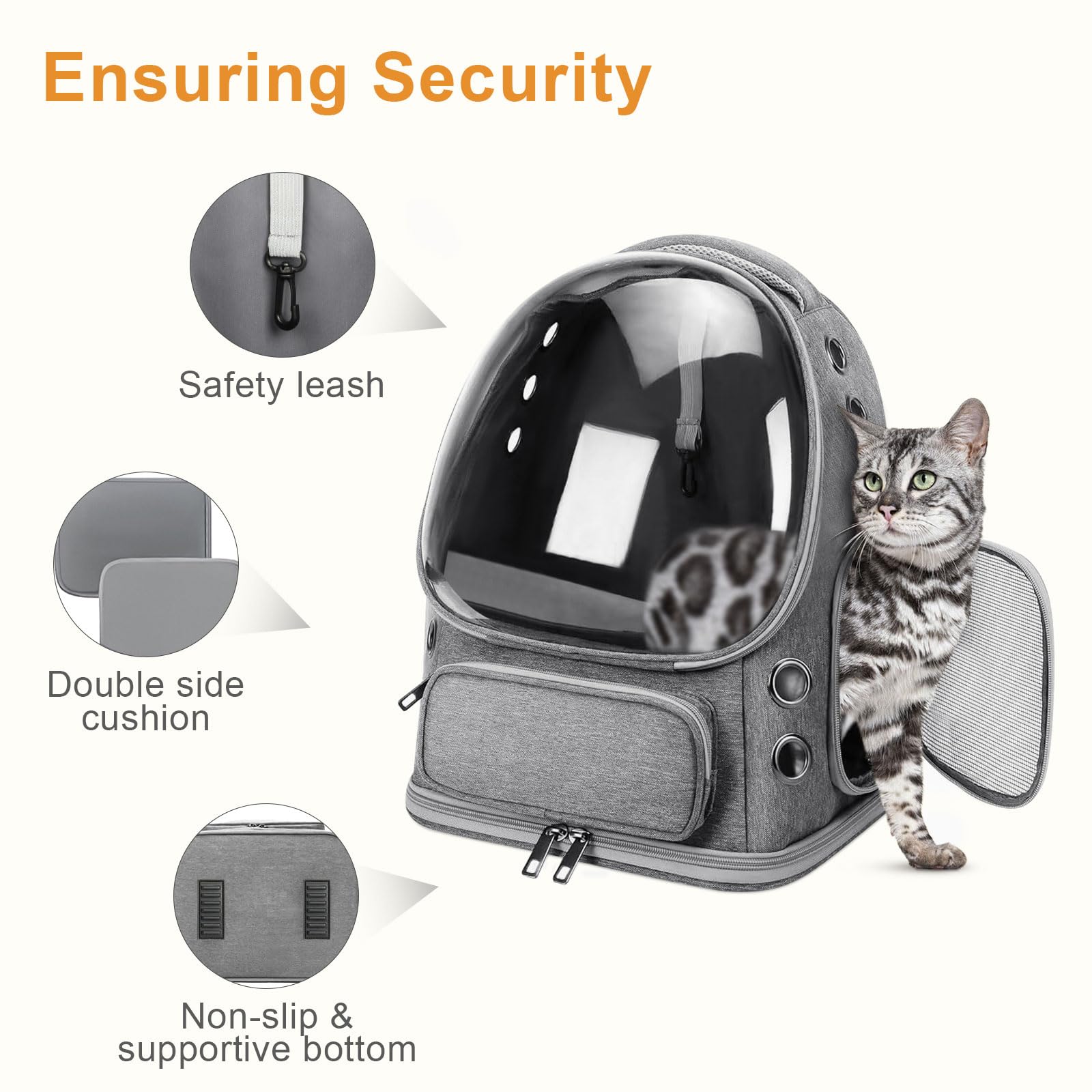 YUNLINLI Breathable Oxford fabric and water-resistant base protect daily adventures.