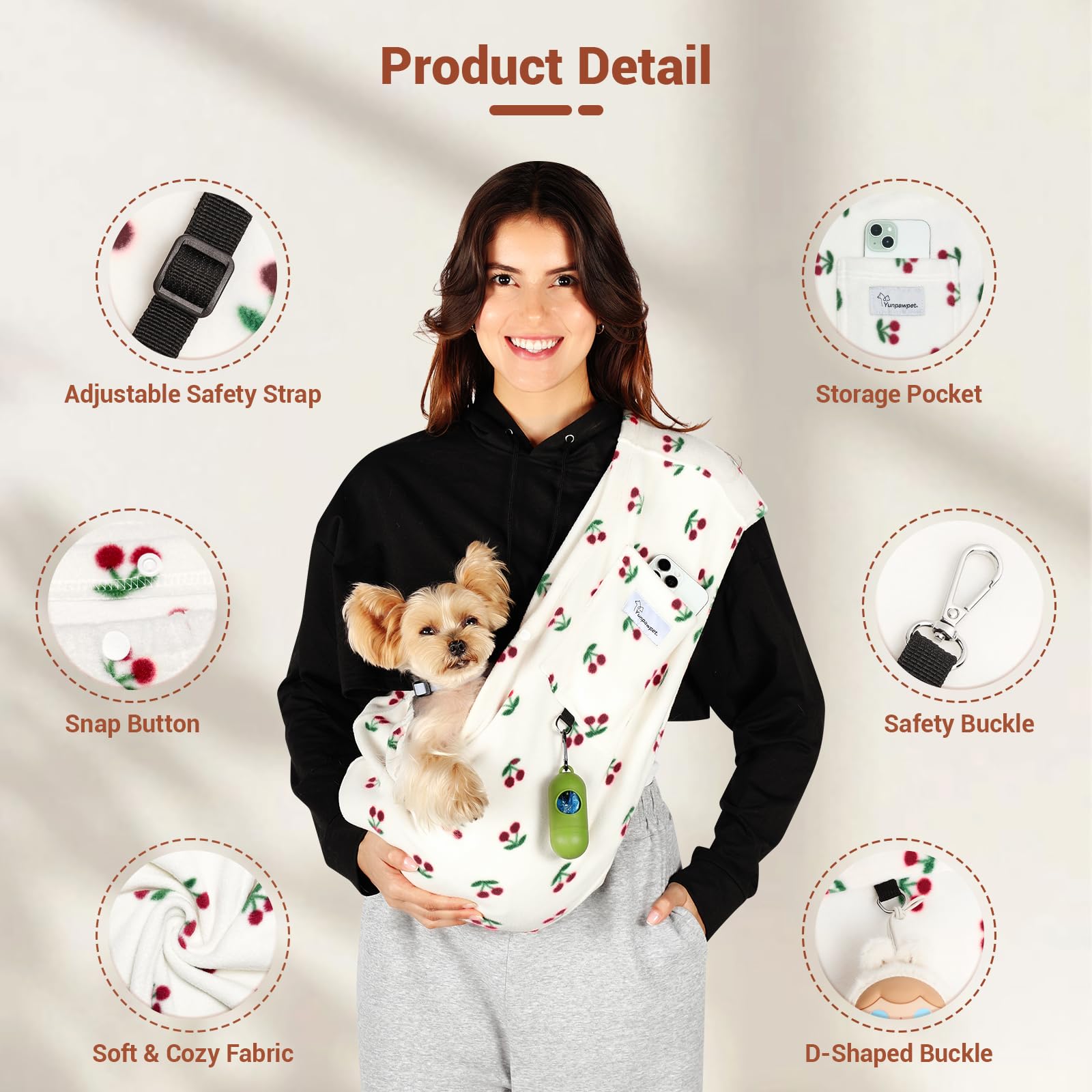 Yunpawpet 3-in-1 sling sleeping pad conversion