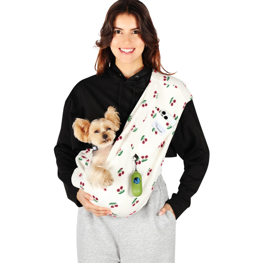Yunpawpet dog carrier sling soft material for cozy carry