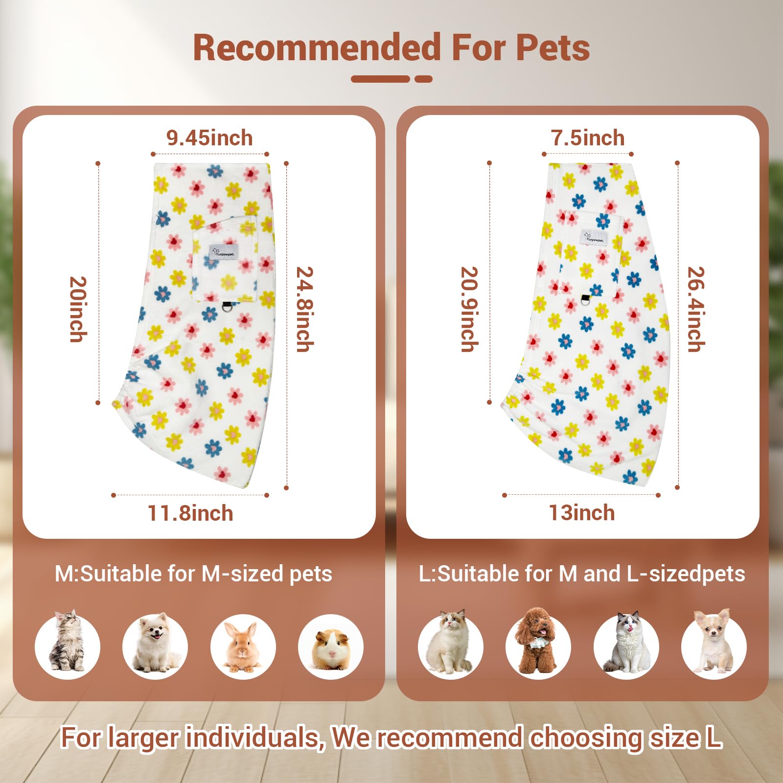 Yunpawpet ergonomic design: comfortable, hands-free carry for small dogs.