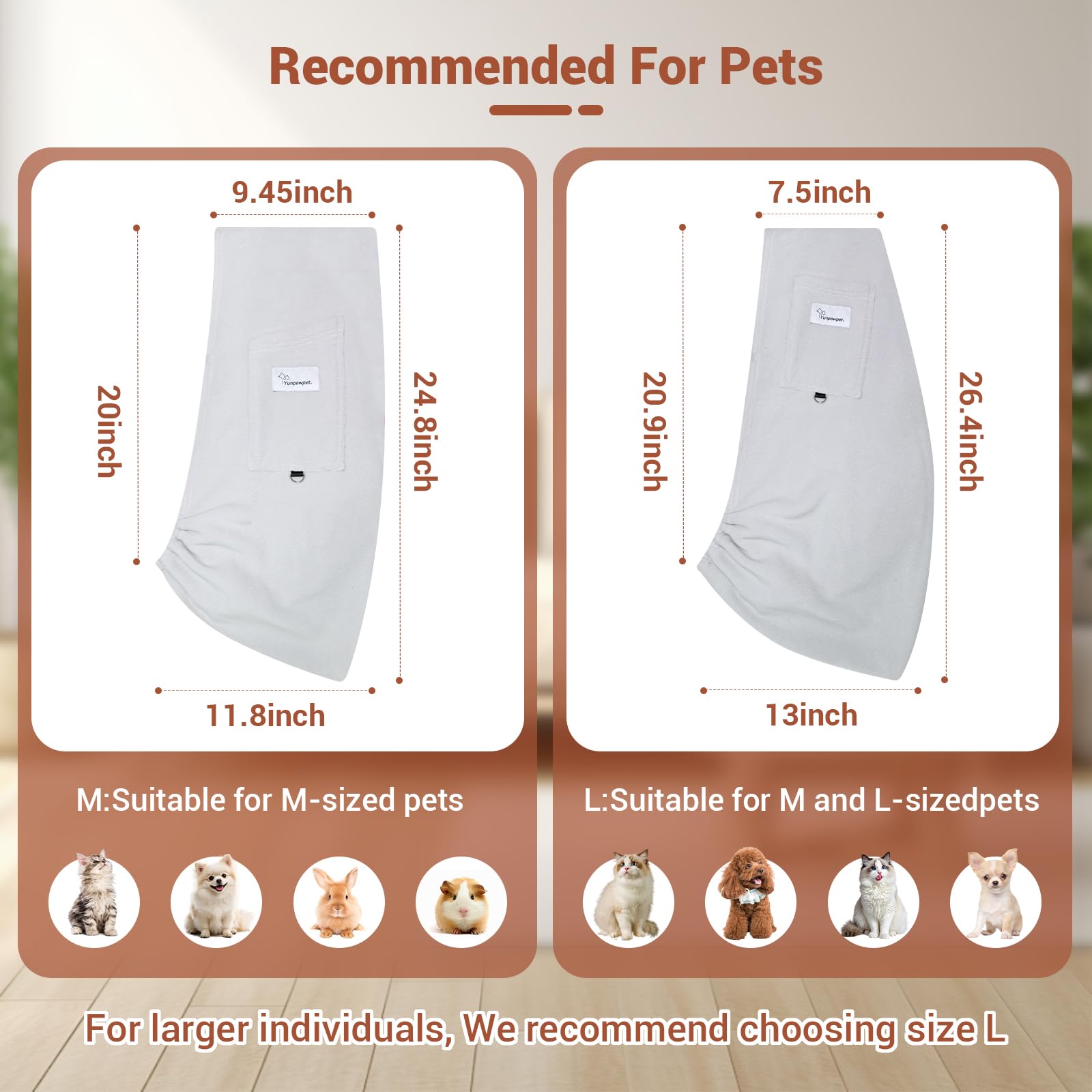 Yunpawpet dog sling ergonomic design distributes weight for comfortable hands-free carrying