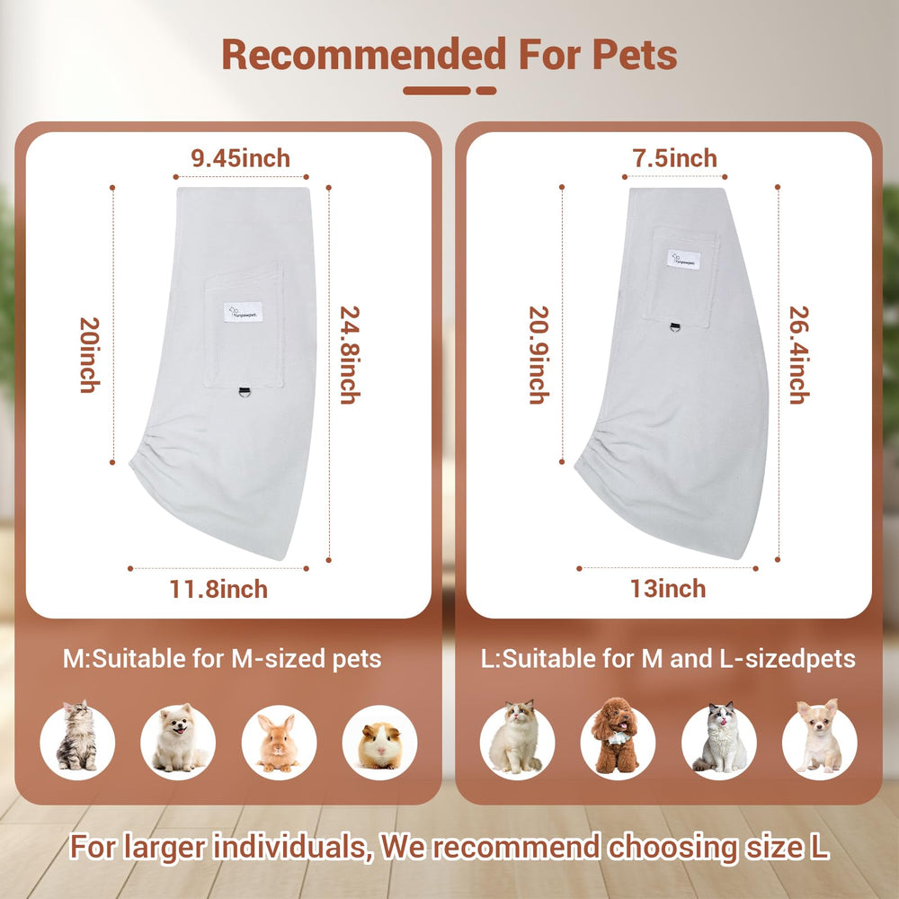 Yunpawpet dog sling ergonomic design distributes weight for comfortable hands-free carrying