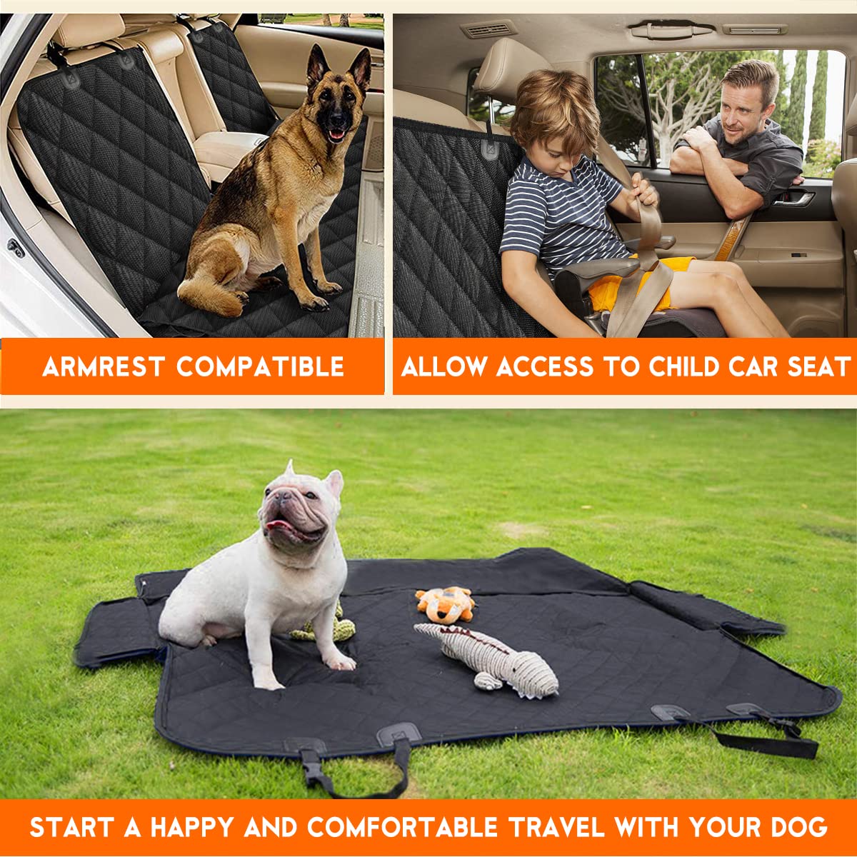 Yuntec includes two seat belts to secure pets safely.