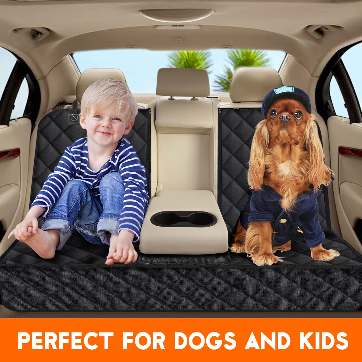 Yuntec waterproof material detail protects upholstery from spills.